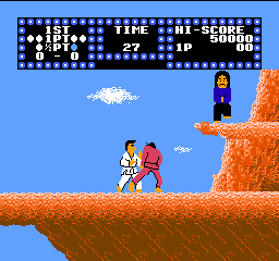 Karate Champ (USA) In game screenshot